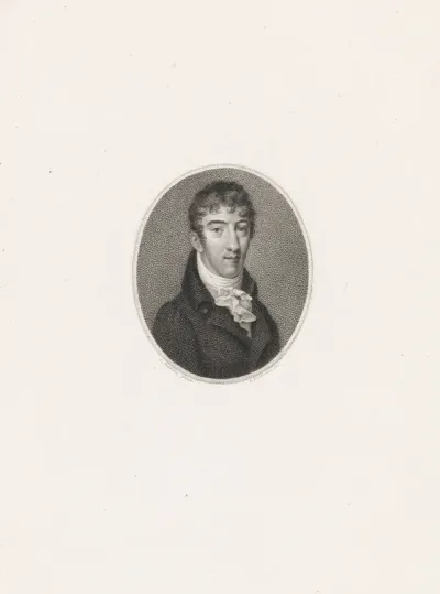 Portret van de arts Andreas Coenraad Bonn