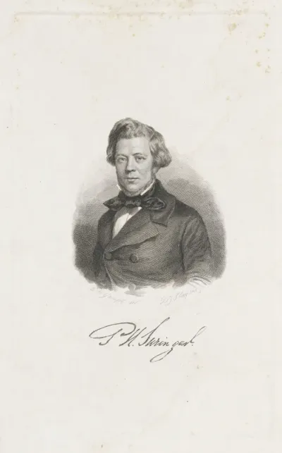 Portret van de arts en hoogleraar Pieter Hendrik Suringar