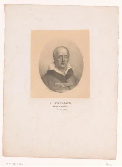 Portret van de arts Franz Xaver Schwediauer
