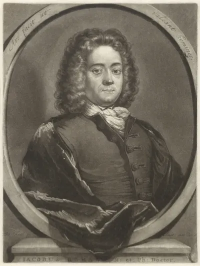 Portret van de arts Jacob Roman