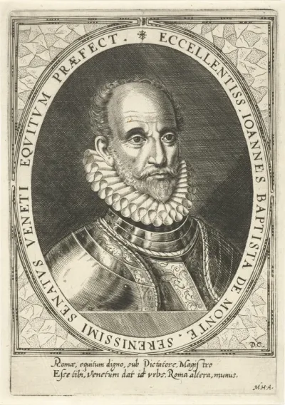 Portret van de arts Johannes Baptista Montanus