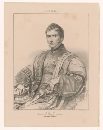 Portret van de arts Nicolas Philibert Adelon