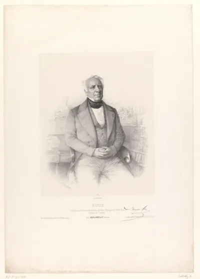 Portret van de arts Philibert Joseph Roux