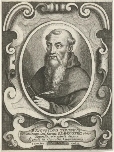 Portret van de Augustijn Augustinus de Ancona