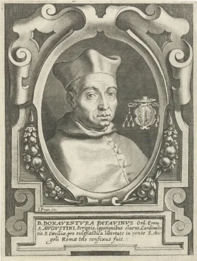 Portret van de Augustijn en kardinaal Bonaventura Bodoaro de Peraga
