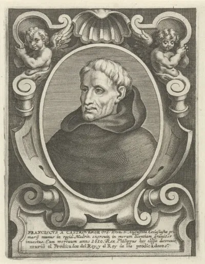 Portret van de Augustijn Franciscus de Castro Verde