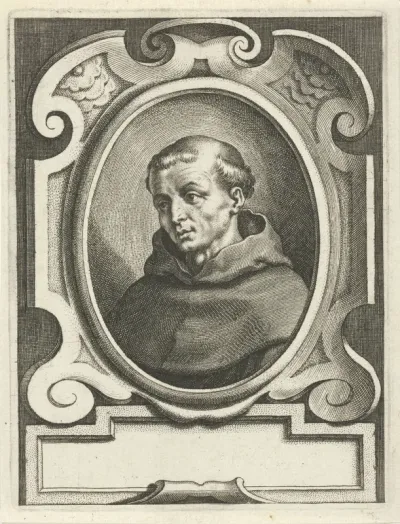 Portret van de Augustijn Gregorius Ariminensis