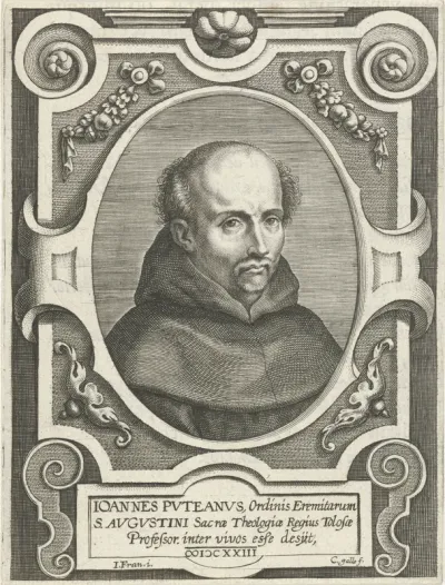 Portret van de Augustijn Joannes Puteanus