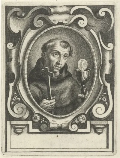 Portret van de Augustijn Johannes González
