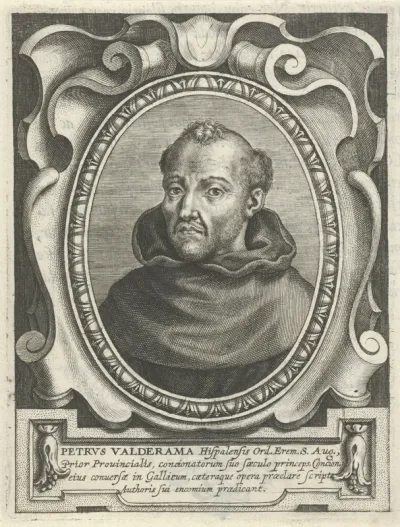 Portret van de Augustijn Petrus Valderama