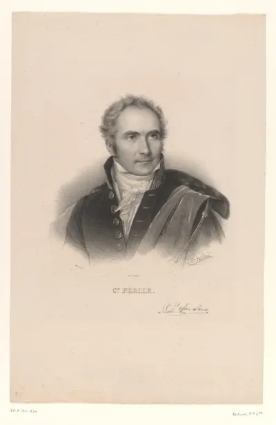 Portret van de bankier en staatsman Casimir-Pierre Périer