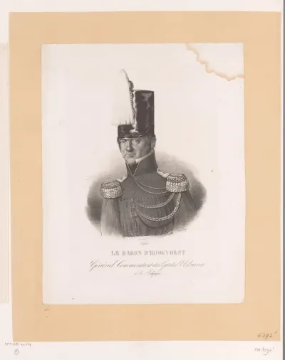 Portret van de Baron Hoogvorst, 1830