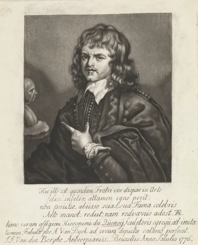 Portret van de beeldhouwer Jerôme Duquesnoy