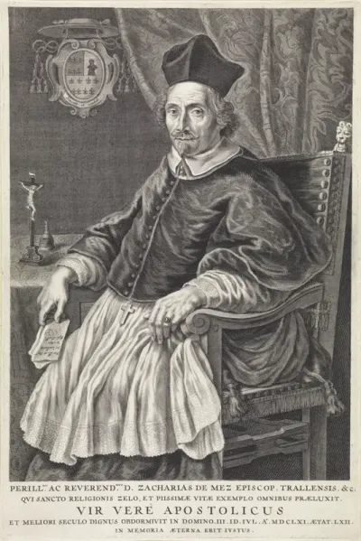 Portret van de bisschop Zacharias de Mez