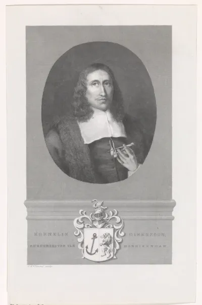 Portret van de burgmeester te Monnickendam Cornelis Dirksz