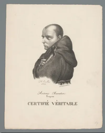 Portret van de cisterciënser monnik Antonio Marañón