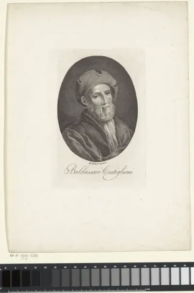 Portret van de dichter Baldassare Castiglione