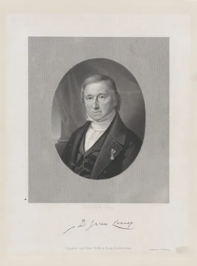 Portret van de dichter en classicus David Jacob van Lennep