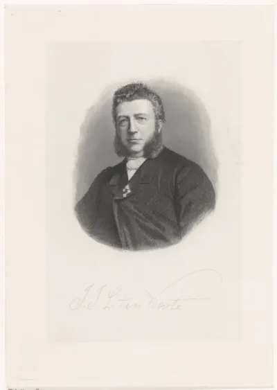 Portret van de dichter en predikant Jan Jacob Lodewijk ten Kate