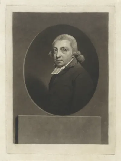 Portret van de dichter en predikant Reinier Pieter van de Kasteele