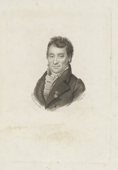 Portret van de dichter Hendrik Tollens