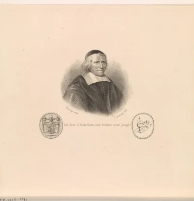 Portret van de dichter Jacob Cats