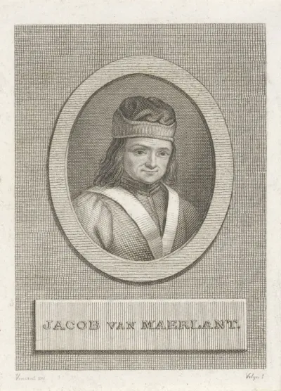 Portret van de dichter Jacob van Maerlant