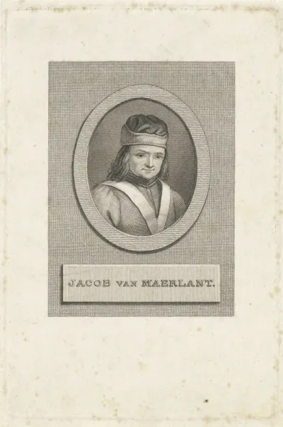 Portret van de dichter Jacob van Maerlant