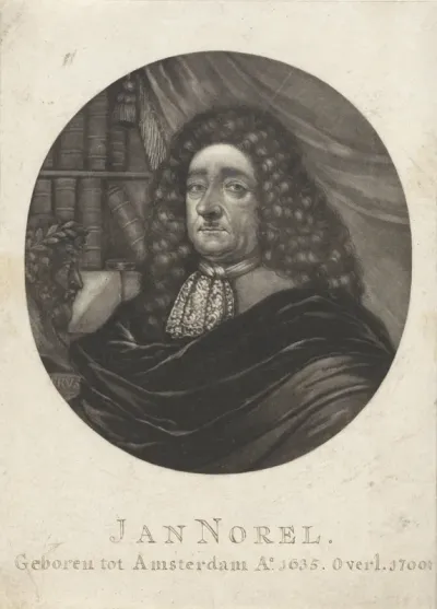 Portret van de dichter Jan Norel