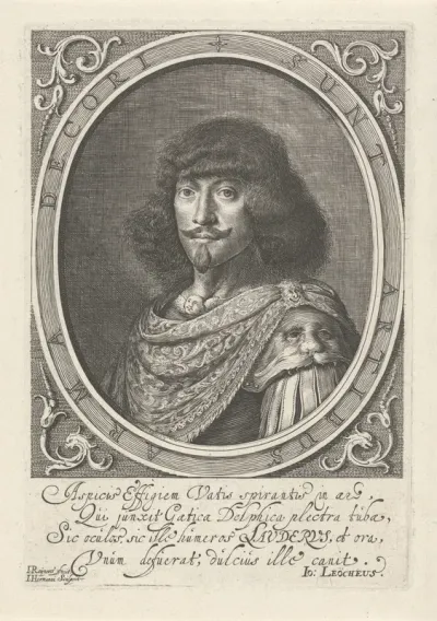 Portret van de dichter Lauderus