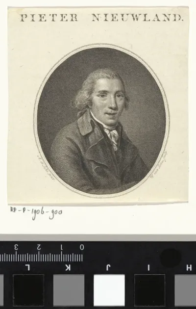 Portret van de dichter Pieter Nieuwland