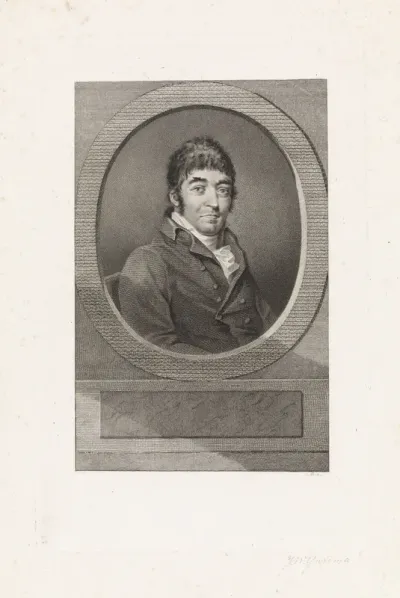 Portret van de dichter Willem Bilderdijk