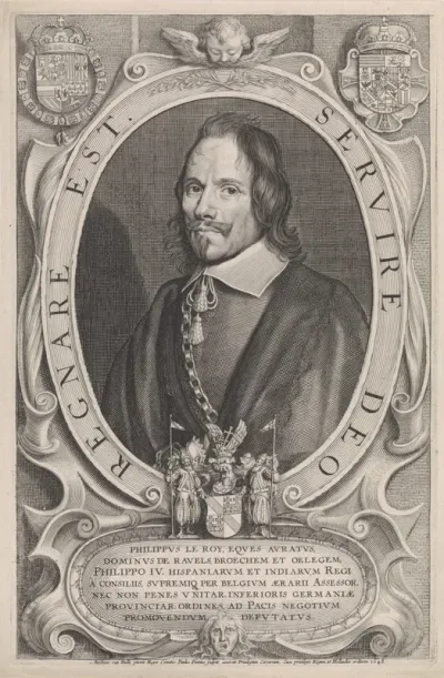 Portret van de diplomaat Philippe Le Roy
