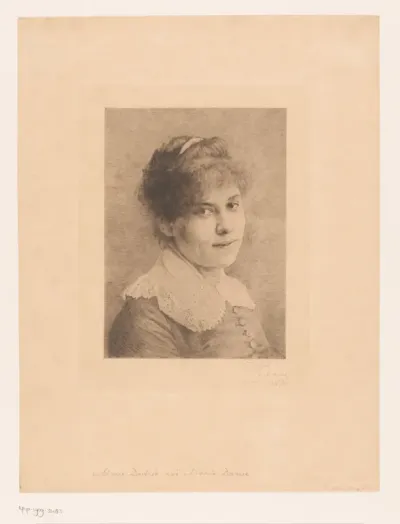 Portret van de dochter van de kunstenaar, Marie Danse