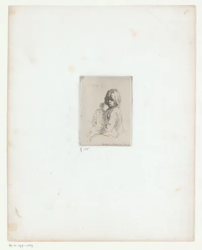 Portret van de dochter van de kunstenaar