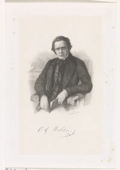 Portret van de dominee Otto Gerhard Heldring