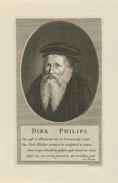 Portret van de doopsgezinde Dirk Philips