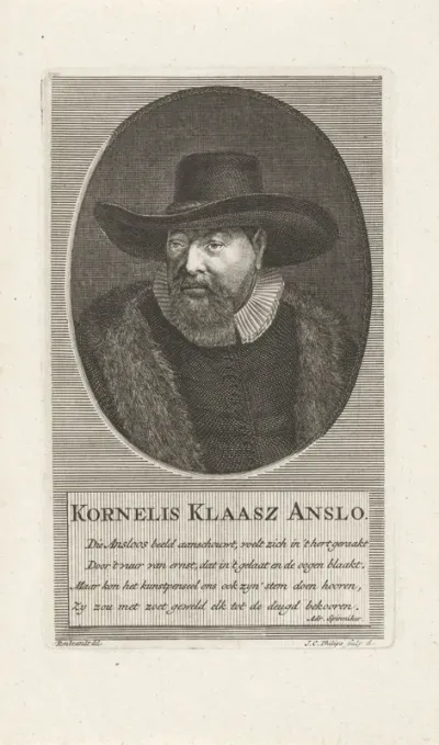 Portret van de doopsgezinde predikant Cornelis Claesz. Anslo