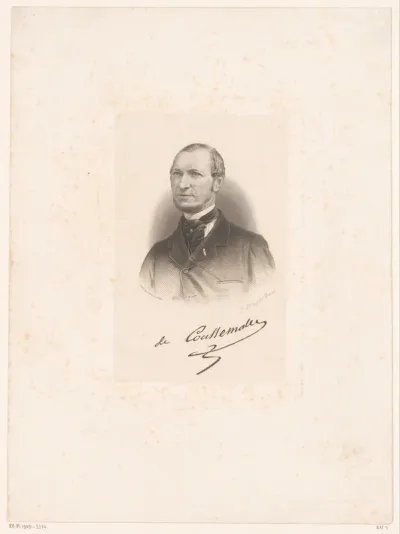 Portret van de Edmond de Coussemaker