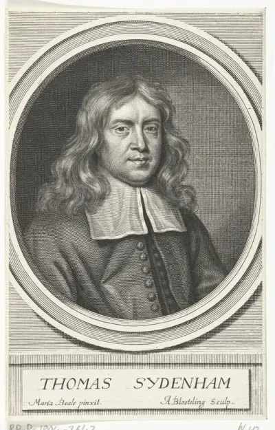 Portret van de Engelse arts Thomas Sydenham