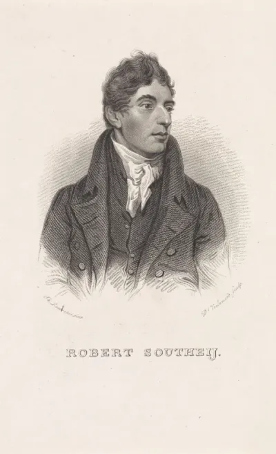 Portret van de Engelse schrijver Robert Southey