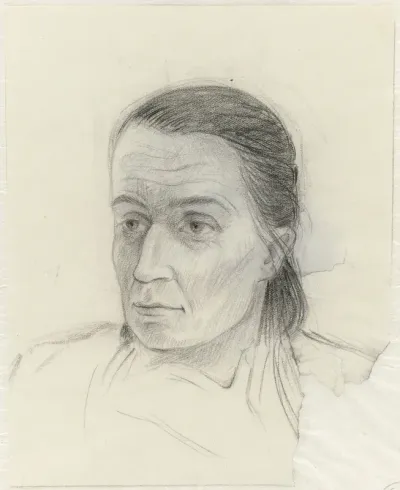 Portret van de française Haidi Hautval