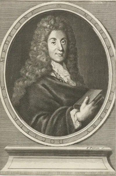 Portret van de Franse chemicus Nicolas Lemery