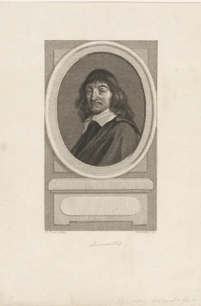 Portret van de Franse filosoof René Descartes
