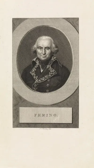 Portret van de Franse generaal Pierre Marie Barthélemy Ferino