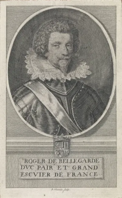 Portret van de Franse hertog Roger de Bellegarde