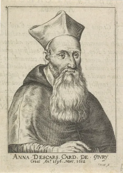 Portret van de Franse kardinaal Anne d'Escars de Givry
