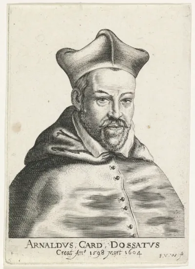 Portret van de Franse kardinaal Arnaud d'Ossat