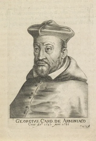 Portret van de Franse kardinaal Georges d'Armagnac