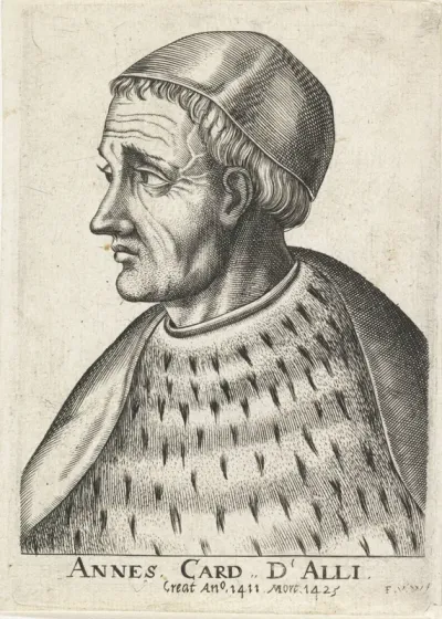 Portret van de Franse kardinaal Pierre d'Ailly